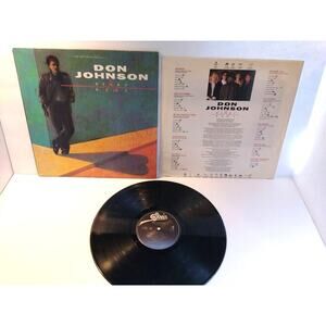 Don Johnson Heartbeat 1986 Vinyl LP Record Album Miami Vice Gate-Fold Cover